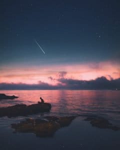 sky shooting star