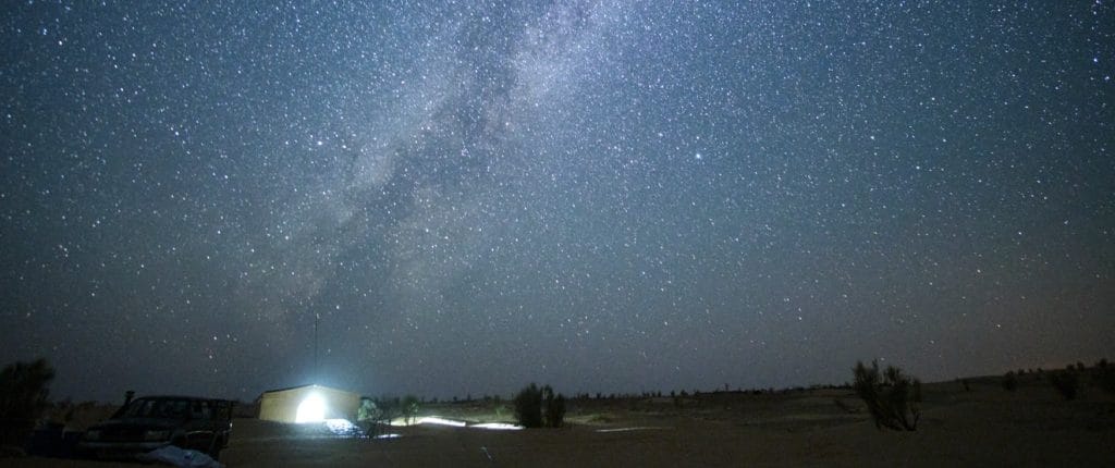 La Via Lattea a Ksar Ghilane - Foto di Leonardo Orlandi